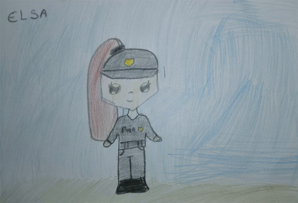 Mujer de la Policía Nacional.